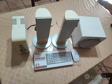 CASSE PC 2.1 TYPHOON Amplificate Woofer + Tastiera
