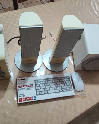 CASSE PC 2.1 TYPHOON Amplificate Woofer + Tastiera