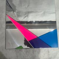 Arte d’eco-tecnica mista su specchio di Troisi