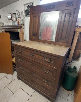 Cassettiera in legno 