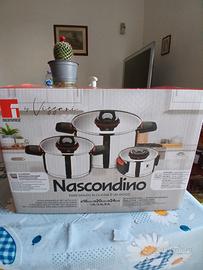 batteria in acciaio Inox 