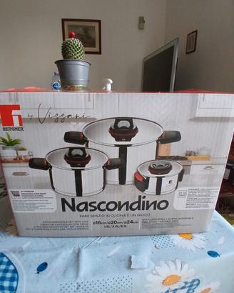 batteria in acciaio Inox 