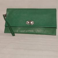 Borsa a mano Vintage Verde Smeraldo 💚 Vera Pelle