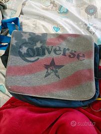 borsa Messenger Converse grafica bandiera USA