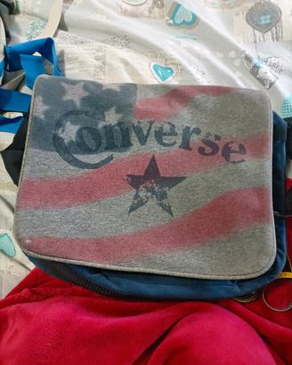 borsa Messenger Converse grafica bandiera USA