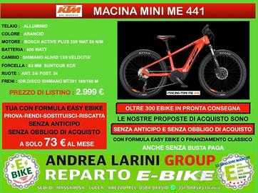 Ebike Ktm Macina Mini Me 441