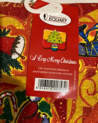 Presina guantone strofinaccio NATALE NUOVI
