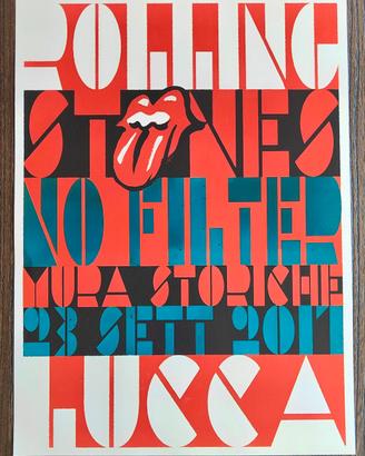 Poster "The Rolling Stones" Live in Lucca 2017