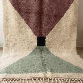 Tappeto berbero Beni Ouarain Butterfly 3/2 metro