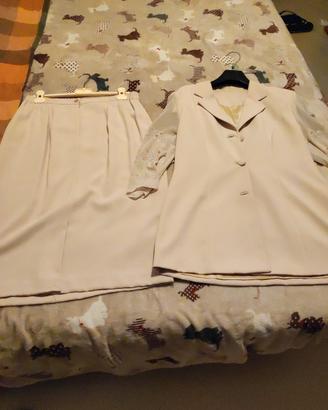 tailleur donna composto da giacca e gonna tg 46 