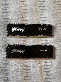 Kingston RAM DDR4 3200mhz RGB 16gb (8x2)