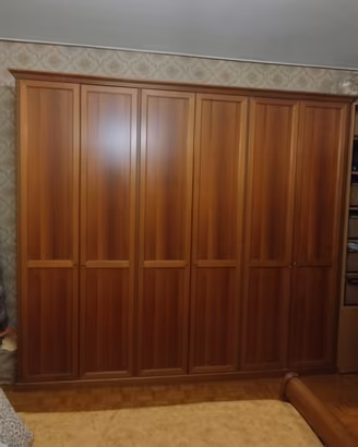 camera da letto in legno 