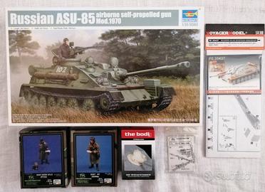 TRUMPETER 01589 1/35 ASU-85 AIRBORNE SPG "70 +VARI
