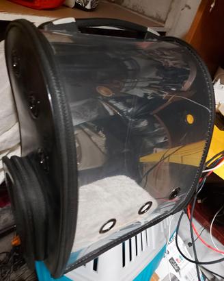 Zaino per animali capsula astronauta