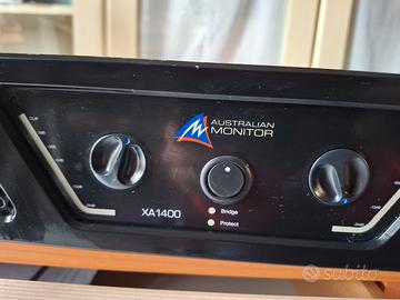 amplificatore AUSTRALIAN MONITOR XA 1400 GUASTO