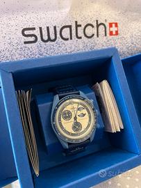 OMEGA SWATCH MISSION TO THE SUPER BLUE MOONPHASE