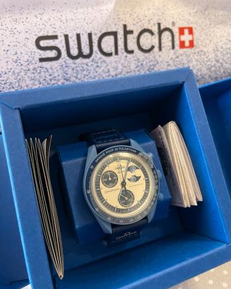 OMEGA SWATCH MISSION TO THE SUPER BLUE MOONPHASE