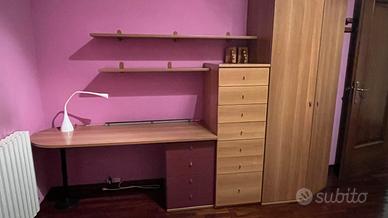 Cameretta rosa completa