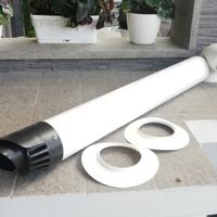 Scarico fumi caldaia - Kit coassiale 60/100 PVC 