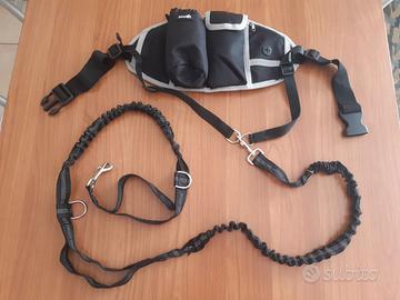Guinzaglio per cani con marsupio Pecute