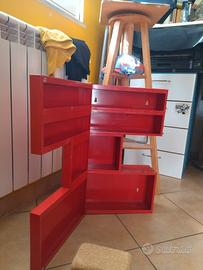 mobiletto IKEA Ätran in metallo laccato 