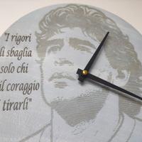 Orologio legno Maradona inciso frase motivazionale