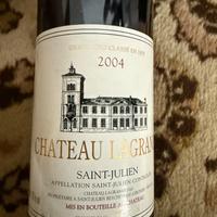 3 bottiglie bordeaux chateau Lagrange 2004