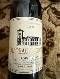 3 bottiglie bordeaux chateau Lagrange 2004