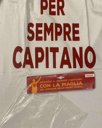 Maglietta Roma, per sempre, capitano Totti 10
