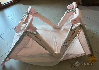 Lettino da viaggio pieghevole Brevi-Hello Kitty