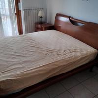 letto matrimoniale misure standard in ciliegio