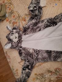 vestito da carnevale ghepardo tg 9/11 anni 