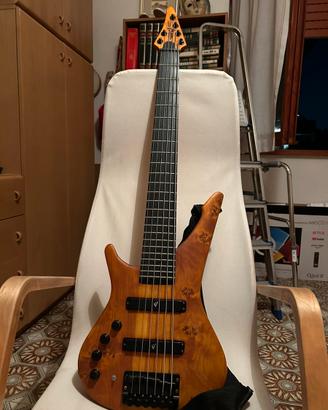 Basso elettrico mancino manne 6 corde custom