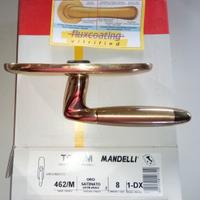 Maniglia Cremonese x finestra mod. Totem oro satin