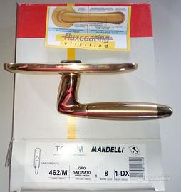 Maniglia Cremonese x finestra mod. Totem oro satin
