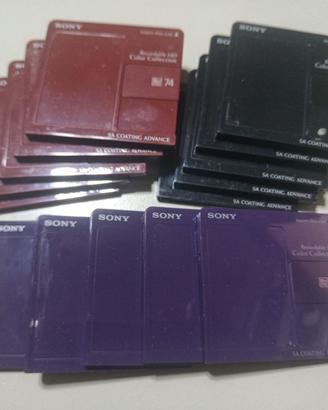 Lotto 1, n.15 minidisc Sony Color Collection 74