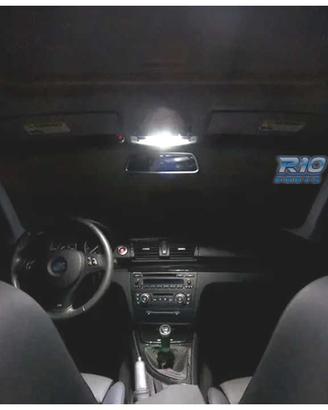 KIT 15 LAMPADE LED INTERNE BMW SERIE 1 E81 E87 116