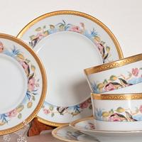 Coppia di tazze da tè in porcellana Germania