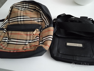 Zainetto donna e borsello uomo