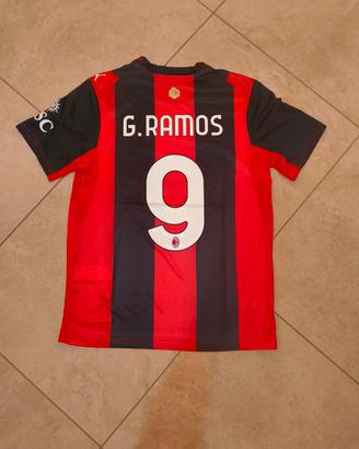 Maglia Calcio Milan Goncalo Ramos 9 Taglia M