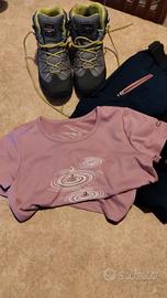 Scarponcini trekking da bambina e abbigliamento
