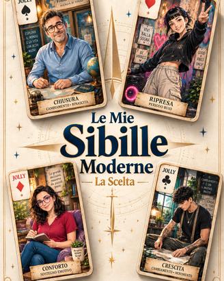 Carte Le Mie Sibille Moderne mazzo da 56 più Manua
