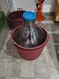 Damigiana 54 l a bocca larga