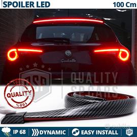 SPOILER LED Posteriore in CARBONIO Striscia 100Cm