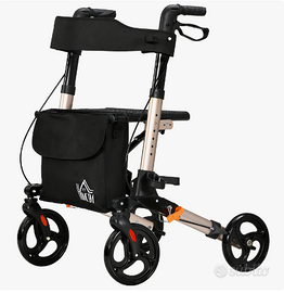 Carrello deambulatore per anziani