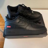 Sneakers Supreme x Nike Air Force 1 nere  43
