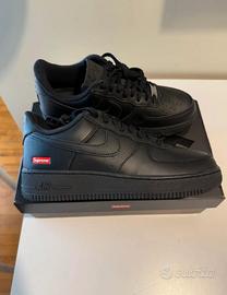 Sneakers Supreme x Nike Air Force 1 nere  43