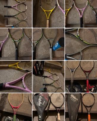 Racchette da tennis varie misure/ marche