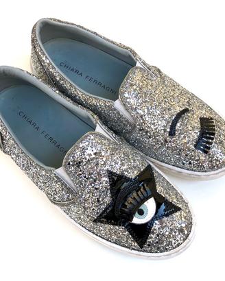 Slip-on Chiara Ferragni Collection in pelle