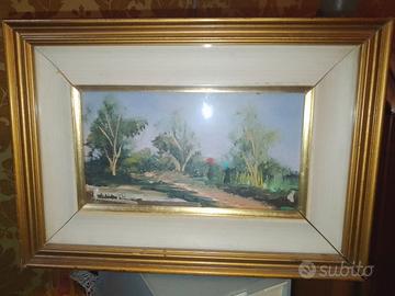 Quadro con paesaggio 33X23 cm